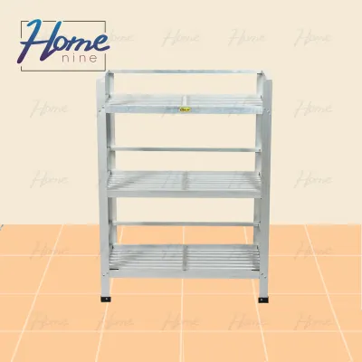 HOMENINE ชั้นของอลูมิเนียม 12X24นิ้ว 3ชั้น