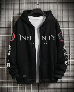 Sweater Hoodie Anime Demon Slayer Pria Tebal Anak Dan Dewasa Harga Hemat - Kimetsu No Yaiba Infinity Castle I