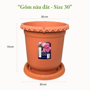 Chậu nhựa trồng cây Monrovia chuyên cho hoa hồng cây cảnh ban công tiêu chuẩn Châu Âu