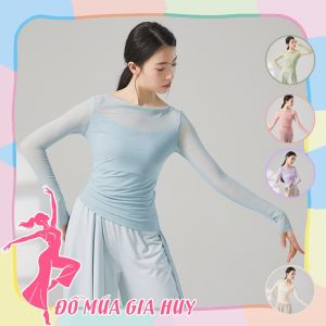 Áo múa cổ trang Trung hoa áo múa đương đại 2 lớp MA08