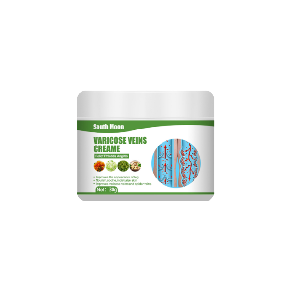 Cold compress cream for varicose veins, swelling and bulging of calf
