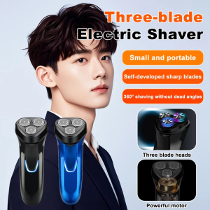 3D Triple Heads Electric Razor Rechargeable Electric Shaver Men Shaving Machine Razors Face Care Beard Trimmer