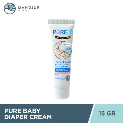 Pure Baby Diaper Cream 15 Gram - Krim Pelindung Kulit Bayi Area