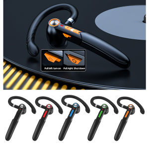 ME-100 Single Business Ear-Hook Wireless Bluetooth Headset 5.0  Touch Control Earphone Noise Canceling Stereo Earphone for Huawei Samsung Oppo