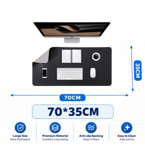 Carbon Fiber Gaming Mouse Pad Ultra Cooling Hard Surface Non-Slip Extended Desk Mat for PC Gamer Office Keyboard Mouse Mat