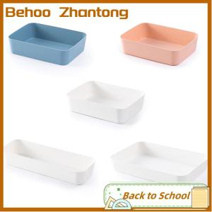 Behoo Combinable Storage Box Desktop Cosmetic Storage Tray Makeup Clothes Tableware Holder Plastic Storage Drawers Underwear Organizer