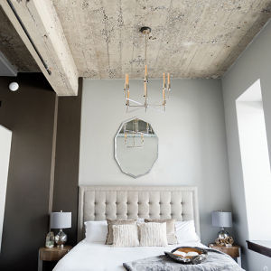 Irregular Mirror RUBY Oval Aesthetic Kaca Cermin hotel Oval 50x70