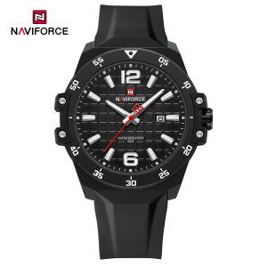 NAVIFORCE Original Mens Watch Calendar Quartz Luminous Pointer Brand New 50m Waterproof Mens Personalized Casual Fashion Watches NF7122