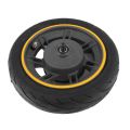 VJDA 10 Inch Electric Scooter Front Wheel Rubber 60/70-6.5 Replacement Front Wheel Durable Heavy Duty Scooter Front Wheel for Ninebot Max G30 Replacement Parts. 