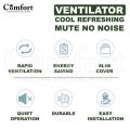 8 Inch  Ceiling Type  Bedroom Living Room Toilet Bathroom Kitchen Guest Room Exhaust Fan Ventilator Fan. 