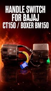 KITACO HANDLE SWITCH ASSY FOR KAWASAKI BAJAJ CT150 / BOXER BM150 LH RH / HANDLE SWITCH BAJAJ CT150