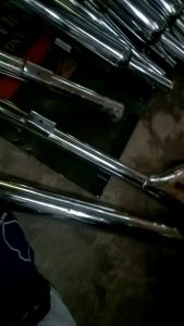 Knalpot Sirip Hiu Chopper Bobber