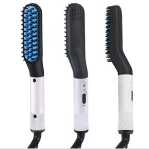 NEW Beard Straightener Multifunctional Hair Comb Brush Electric Quick Heating Hair Straightening Iron Hair Styling Comb For Men Women Styling Comb