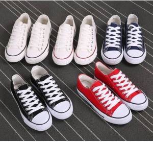 รองเท้าผ้าใบแฟชั่นหญิง ผ้าใบผู้หญิง รองเท้าผู้หญิง รองเท้าสไตล์เกาหลี PTG002