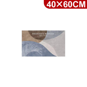 เป็นชุดเสื่อครัว พรมเช็ดเท้าห้องน้ํา เสื่อกันลื่น เสื่อกันลื่น การดูดซึมน้ําอย่างรวดเร็วกันลื่น พรมปูพื้นเรียบง่าย รูปแบบต่างๆ 40x60cm/40x120cm.