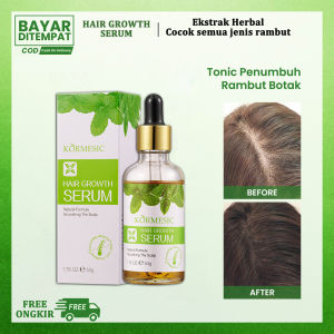 Serum Penumbuh Rambut Botak Herbal Hair Growth Serum 50g Hair Tonic Penumbuh Rambut Serum Menebalkan & Menutrisi Rambut 7 Hari Penumbuh Rambut Cepat