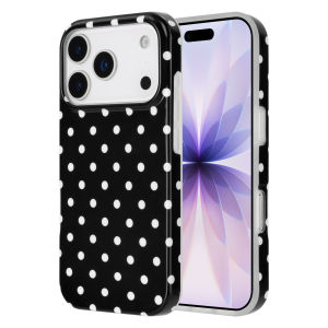 Shockproof Polka Dot TPU Soft Phone Case For iPhone 17 Pro Max 16 Pro 15 14 13 Anti-scratch Slim Cute Protection Cover Funda