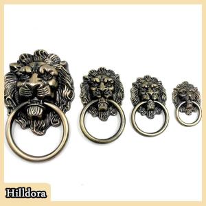[Hilldora] Núm và kéo tay nắm đầu sư tử bằng đồng cổ mới cho tủ quần áo tay nắm cửa Tủ Ngăn Kéo tay nắm cửa