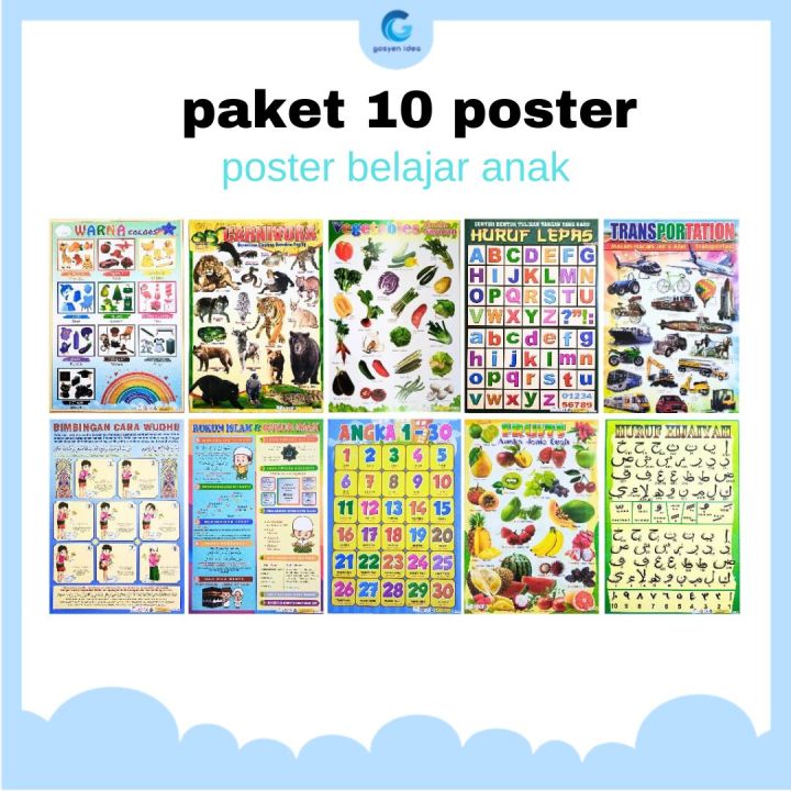 Paket%2010%20Poster%20Belajar%20Anak%20Edukasi%20Angka,%20Huruf,%20Binatang,%20Buah,%20Sayur,%20Hijaiyah,%20Doa%20dll%20-%20Image%202