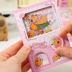80-Page capsule toy notebook A6 pocket notebook full-color mini diary fun childrens stationery pocket planner/notebook.