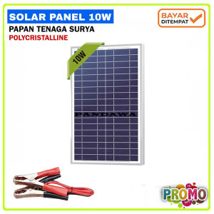 Solar Panel Mitsuyama 10Wp Poly Solar Cell Panel Tenaga Surya 10watt