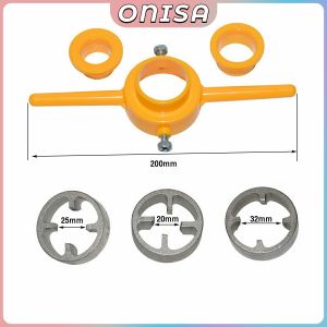 Onisa PVC Pipe Threader NPT Thread Tap Die Set 1/2 3/4 1 Inch Plumbing PVC Thread Tool Maker Screw Die Set