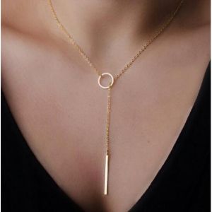 A.one Simple Elegant Adjustable Crescent Moon Pendant Necklaces For Women COD