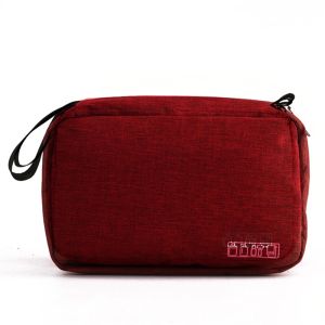 túi đựng mỹ phẩm trang điểm túi đựng đồ trang điểm cá nhân túi đựng đồ vệ sinh cá nhân gấp gọn tiện dụng cho nam nữ túi đi du lịch - chính hãng dododios - MÀU ĐỎ