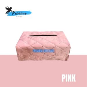 ALBATROSS Premium Car Leather Tissue Bag / Kotak Tisu Mobil / Kotak Tissue Kulit Leather Storage Gantung Universal