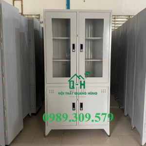 TỦ SẮT HỒ SƠ KÍNH ĐỰNG TÀI LIỆU SƠN TĨNH ĐIỆN CAO CẤP GIAO NHANH HCM