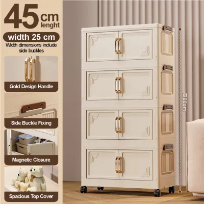 🇸🇬Koala Home🔥Foldable Storage Box Cabinet Drawer Chest Stackable Storage Drawer Cabinet Wardrobe Home Organizer Folding