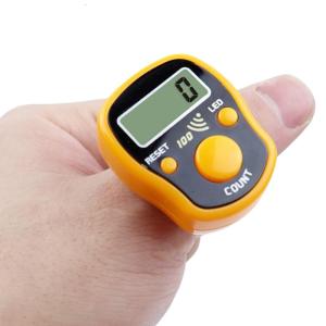 Finger Mounted Electronic Counter with Led Display and Resettable Function for Inventory Management Sports Scorekeeping