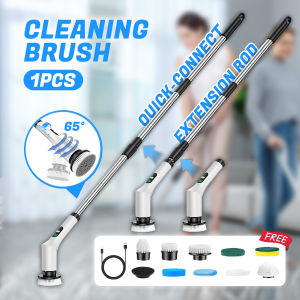 Kitchen Electric Brush Cleaner Power Spinning Scrubber Wireless Toilet Floor Brush Water proof 清洁刷