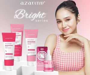 Azarine Active Bright Series || Day Moisturizer || Night Moisturizer || Creamy Facial Foam BPOM