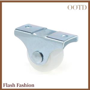 [Falsh F] 4pcs 1 Inch Drawer Wheel Plastic Directional Caster Guide Furniture Small Pulley