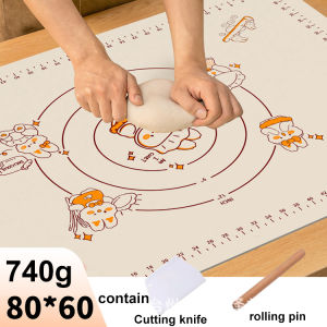 Food Grade Silica Non-Stick Kneading Pad Pasta Mat Panel For Home Dough Board Dough Rolling Pad