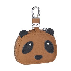 Smart King Cute Genuine Leather Earphone Bag for Women Portable Small Key Wallet with Keychain Simple & Stylish 3221