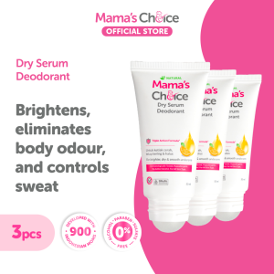 [Bundle of 3] Mama’s Choice Natural Dry Serum Deodorant  | Brightens Nourishing Anti-Perspirant