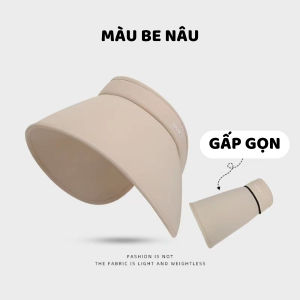 Mũ Nắng Vành RỘNG Chống UV 99% - Nón Nửa Đầu Bảo Vệ Da khỏi Tia Tử Ngoại 2024.
