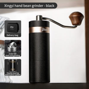 BINCOO Coffee Bean Hand Grinder Hexagonal Steel Core Adjustable 304 Stainless Steel Manual Coffee Grinder