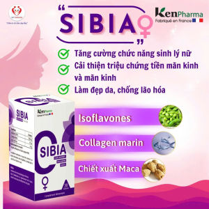 SIBIA Tăng cường chức năng sinh lý nữ [Nhập khẩu Pháp] - Bổ sung nội tiết tố nữ tăng sự ham muốn giảm đau rát khô hạn