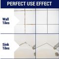 Grout Repair Kit, 6.35Oz Tile Grout Filler, Fast Drying Tile Grout Sealer for Bathroom Shower Kitchen Floor Tile, Replace Grout Pen Restore Tile Joints Line, Gaps (Gray, 180g). 