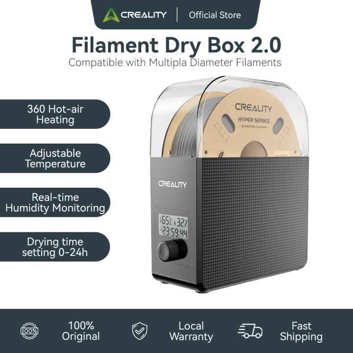 Creality Filament Dry Box 2.0 with Adjustable temperature , Realtime