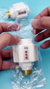 Electric Water Heater Accessories Anti-Electric Wall Leakage Inlet Outlet Insulation Wall Internal and External Device Protection Wall Universal All-Copper Connector [ Free Shipping ]