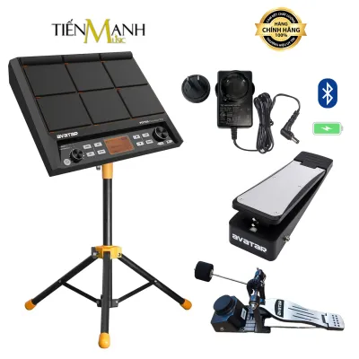 [Chính Hãng] Bộ Trống Điện HXW Avatar PD705 Percussion Pad - Kèm Chân Kick Hihat Pedal Kích Electronic Drum 9 Mặt PD-705