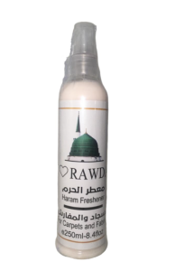 RAUDHAH FRESHENER PROPHET MOSQUE PERFUME FOR PRAYING MAT AND CURTAINS