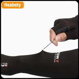 【2-3 days delivery】 2pcs Sport Arm Sleeves Cycling Running Fishing Climbing Arm Cover Sun UV Protection Ice Cool Sleeves With 5-finger Cuff