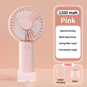 Kipas Angin Tangan Stand Portable /Mini Fan Portable / Mini Fan Lucu Mungil Simple