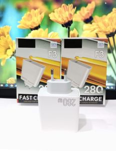 Batok Adapter POC0 F3 280W Fast Charger Super VOOC Support Fast Charging