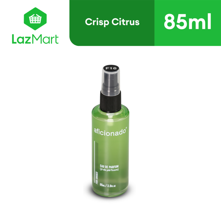 Aficionado F16 Crisp Citrus Eau De Parfum For Men 85 ml (Assorted